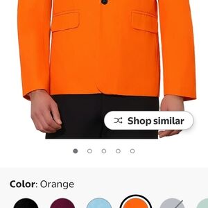 Vibrant Orange Men's Blazer
